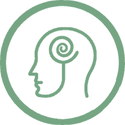 Das Logo von Hartenfeller-Fitness. Es zeigt einen Kopf, welcher für Gesundheit steht. Alles im grünen Stil